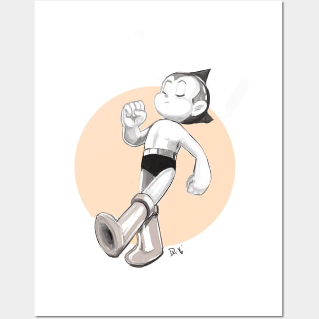 Astro Boy Strut Wall Art by Rocketprints